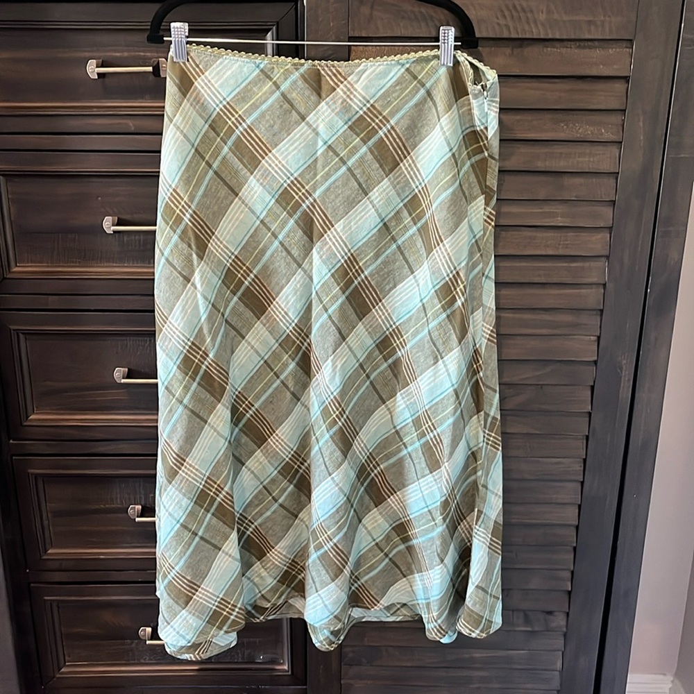 Eddie Bauer linen skirt